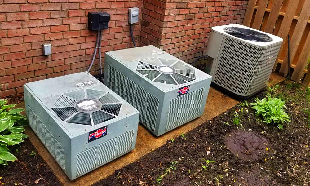 Three Condenser HVAC Configuration